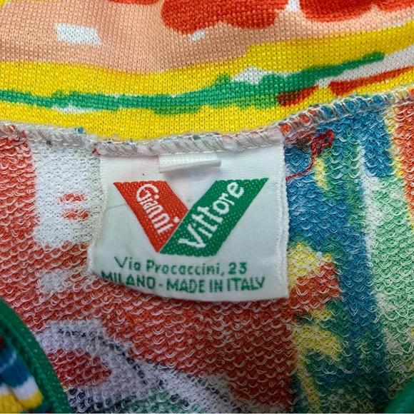 VTG Vittore Gianni Cycling Jersey Men’s Large Art/Painting 80s Biking Sportswear - Picture 7 of 10